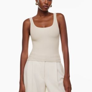 NWT Aritzia Babaton Sculpknit square neck tank